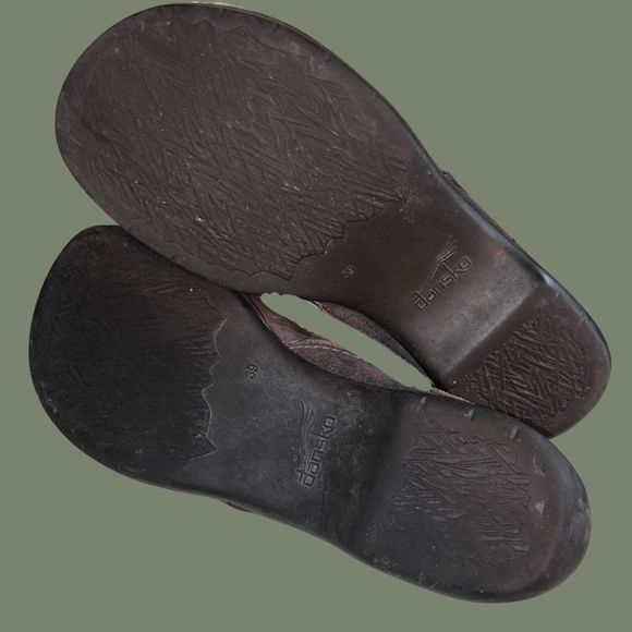 Dansko Women's Brown Leather Suede Mary Jane Shoe Size 39 US 9 - Picture 5 of 6